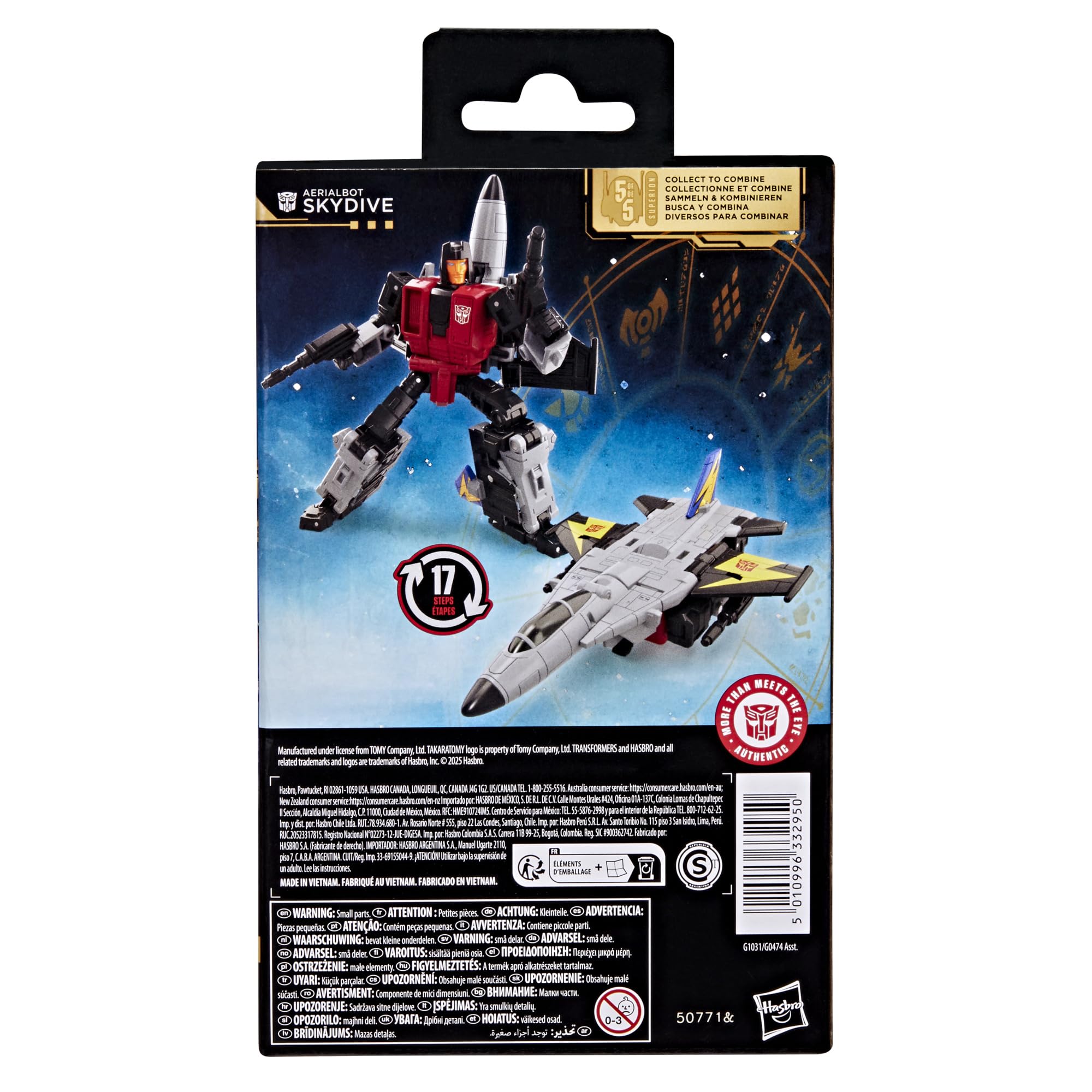 Transformers Age of the Primes Aerialbot Skydive 14 cm Jet