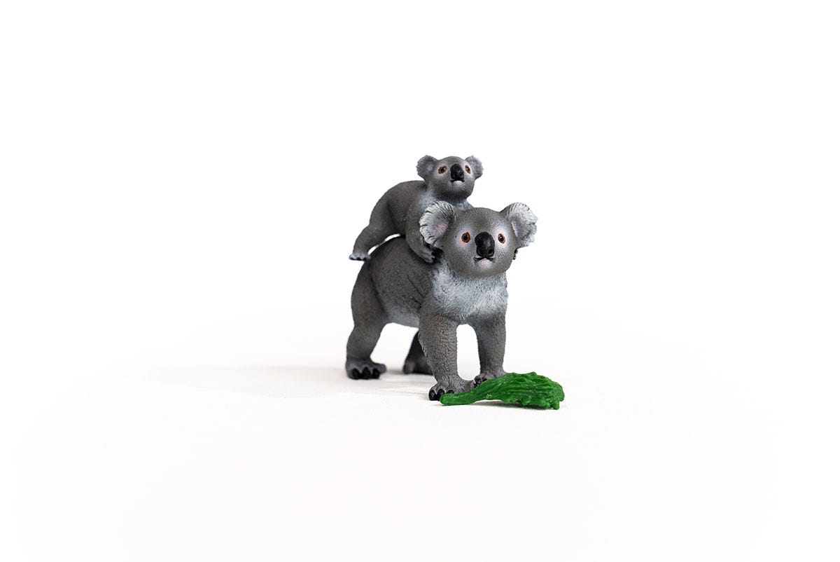 Schleich Wild Life Mamma Koala con Cucciolo 42566 Figure