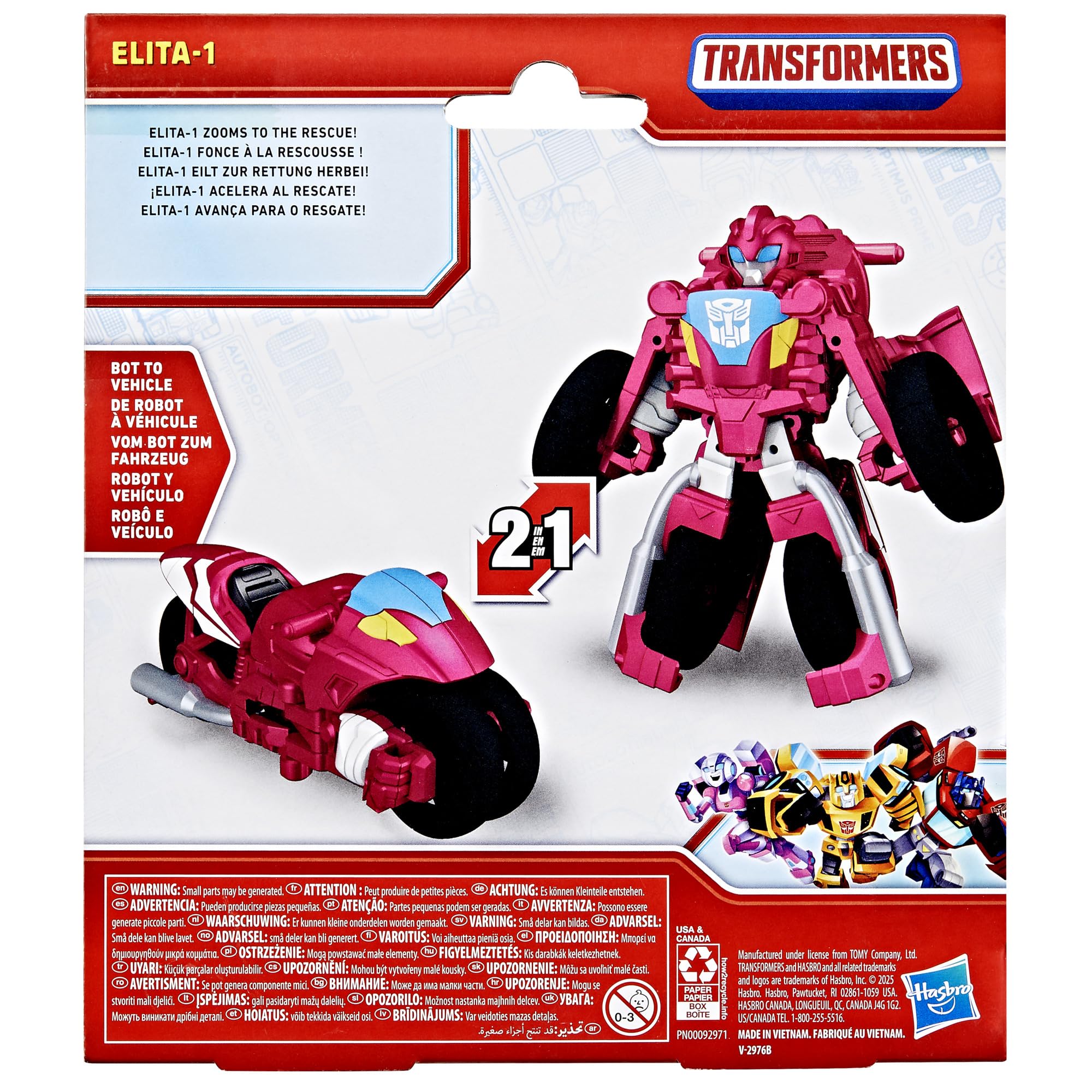 Transformers Classics Elita-1 action figure 11 cm moto