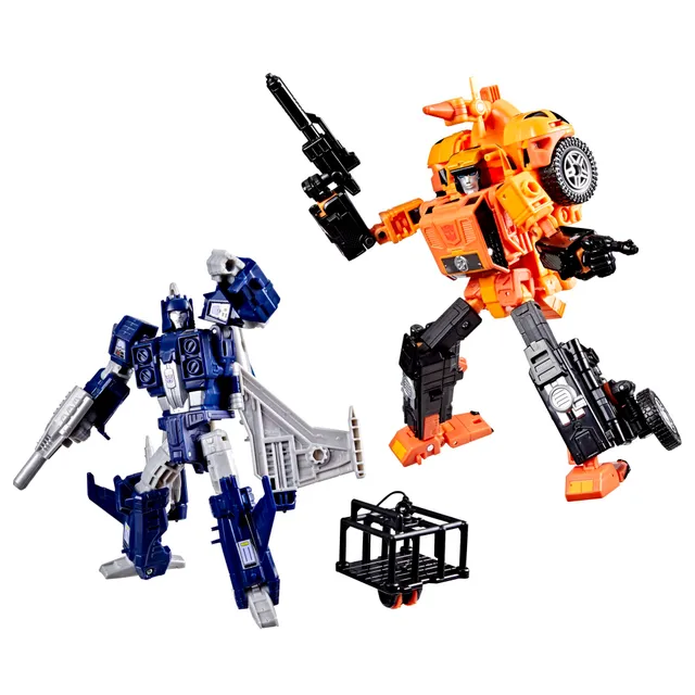 Transformers Age of Primes Sandstorm Slugslinger action figure 2 pack