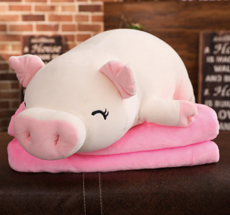 ToyalFriends More Animals maialino peluche rosa occhi aperti 40 cm