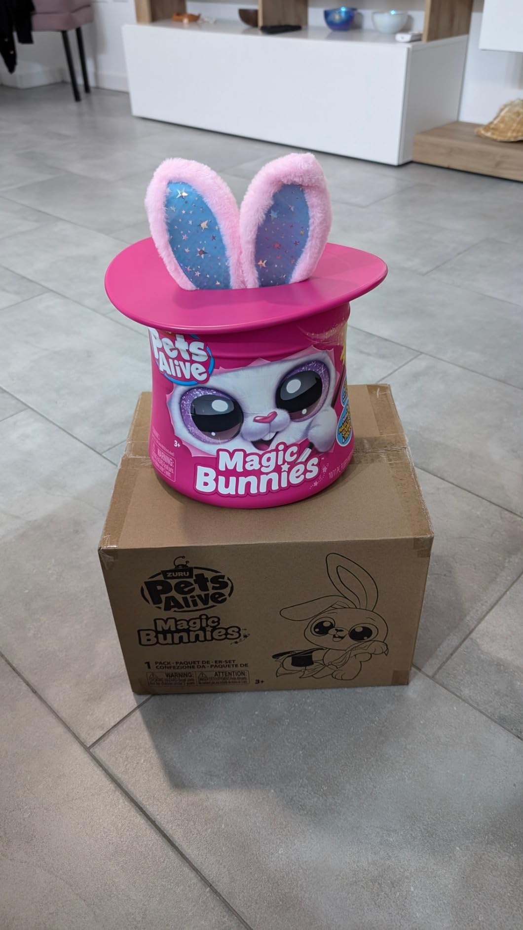 Pets Alive Magic Bunnies Sootie coniglio peluche magico nero