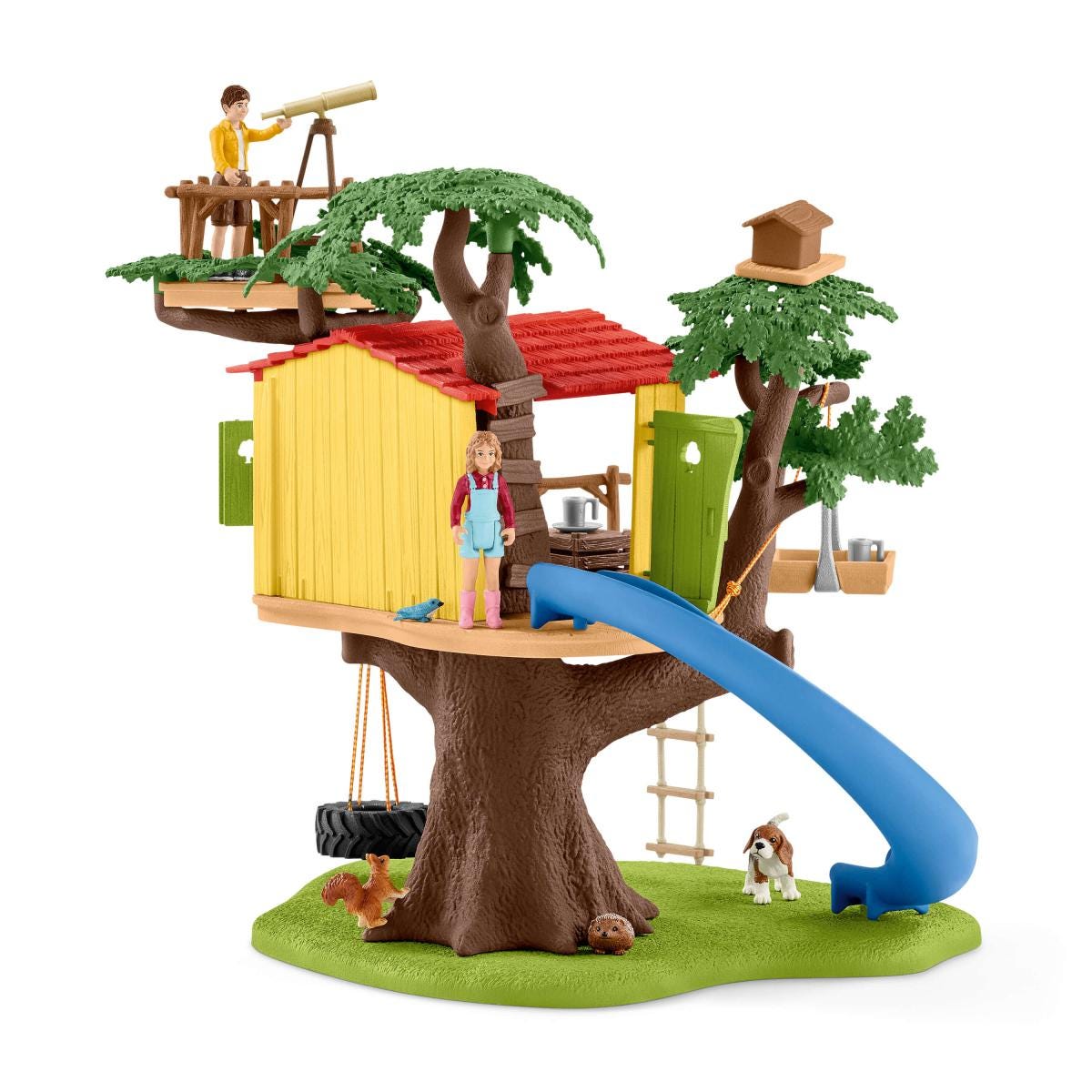 Schleich WILD LIFE Casa sull'albero avventurosa playset fattoria