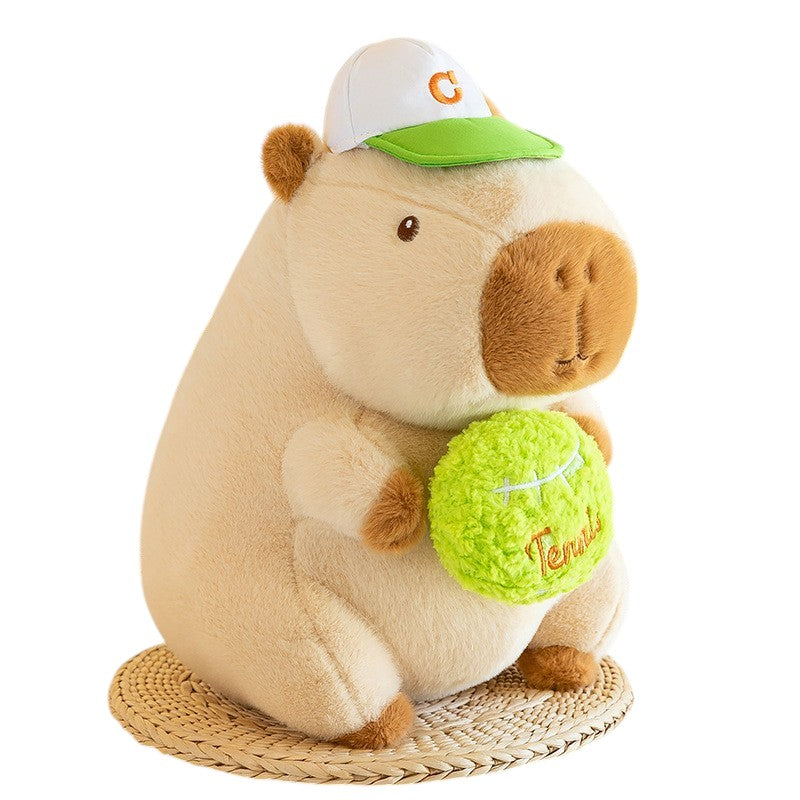 ToyalFriends Capybaras Tennis Ball Peluche Verde 26cm Morbido
