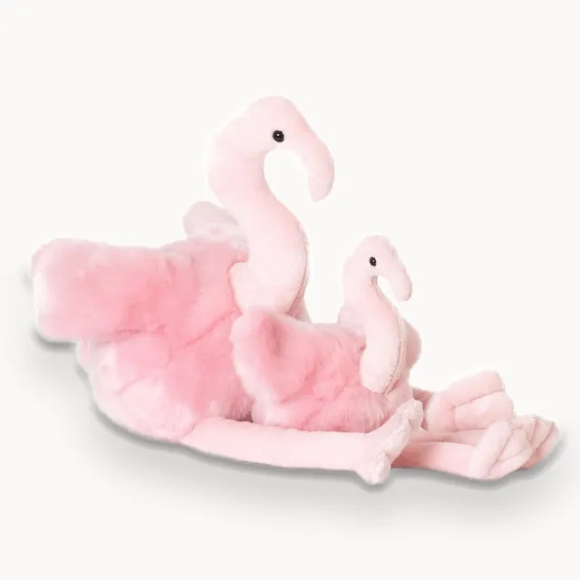 La Pelucherie Jungle Suzie fenicottero peluche 36 cm rosa