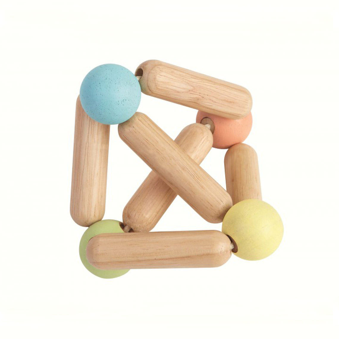 Kreativa Wooden Rattles Rattle Triangle sonaglio legno triangolo