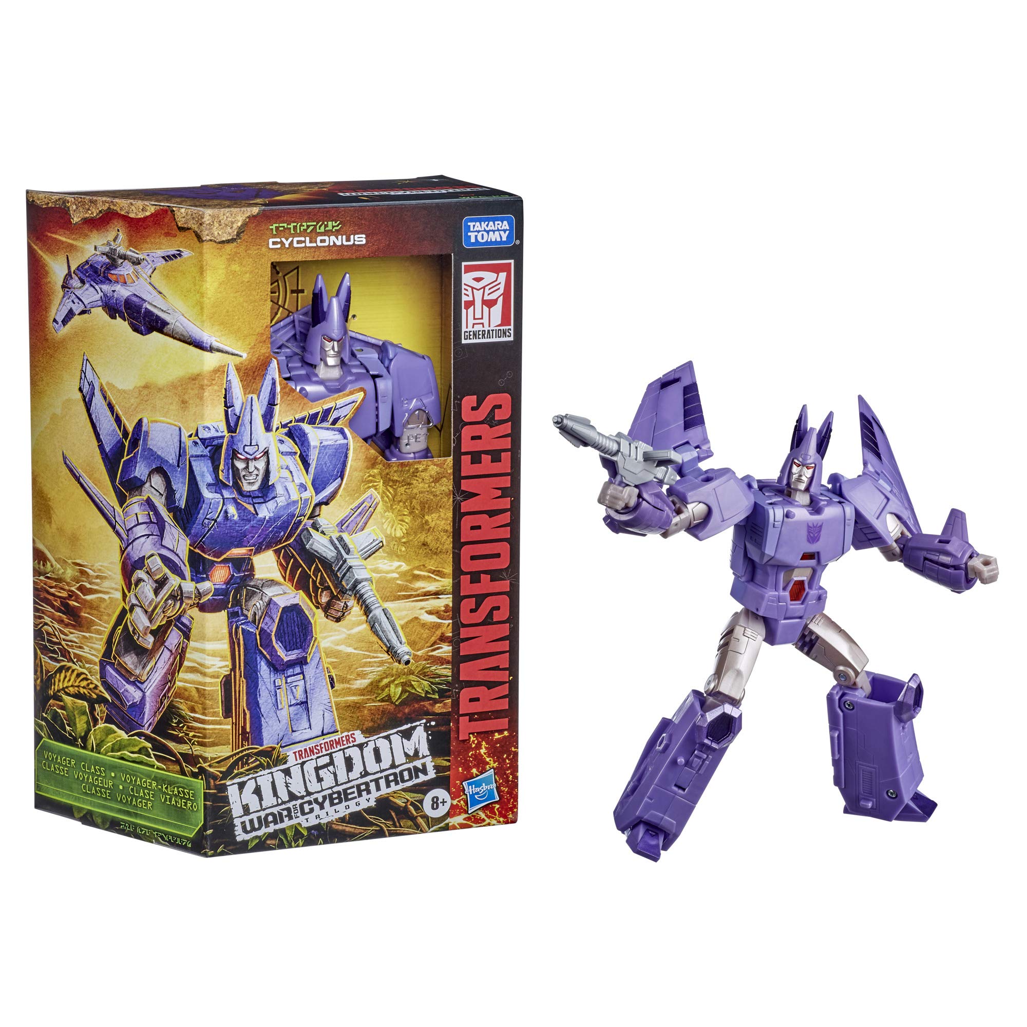Transformers Kingdom Cyclonus WFC-K9 Voyager Action Figure 17cm