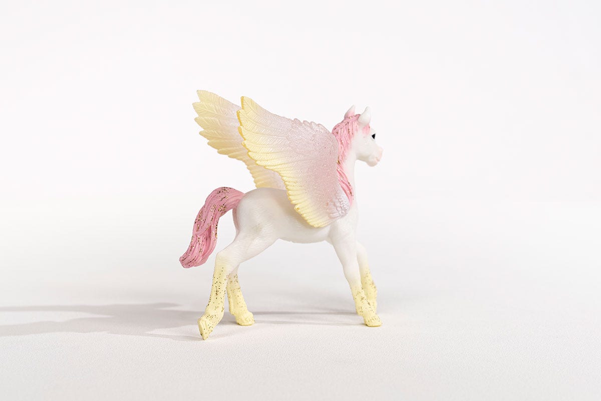 Schleich Bayala Pegaso Puledro cavallo alato rosa