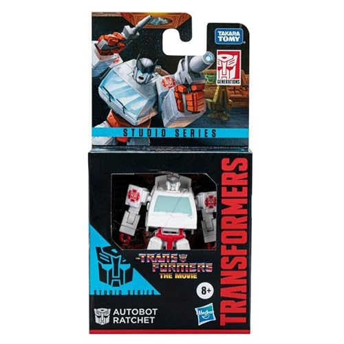 Transformers Studio Series Ratchet Core action figure 8,5 cm ambulanza