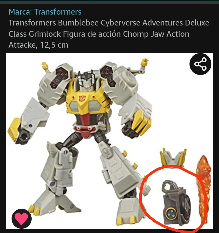 Transformers Cyberverse Grimlock action figure Deluxe 12,5 cm T-Rex