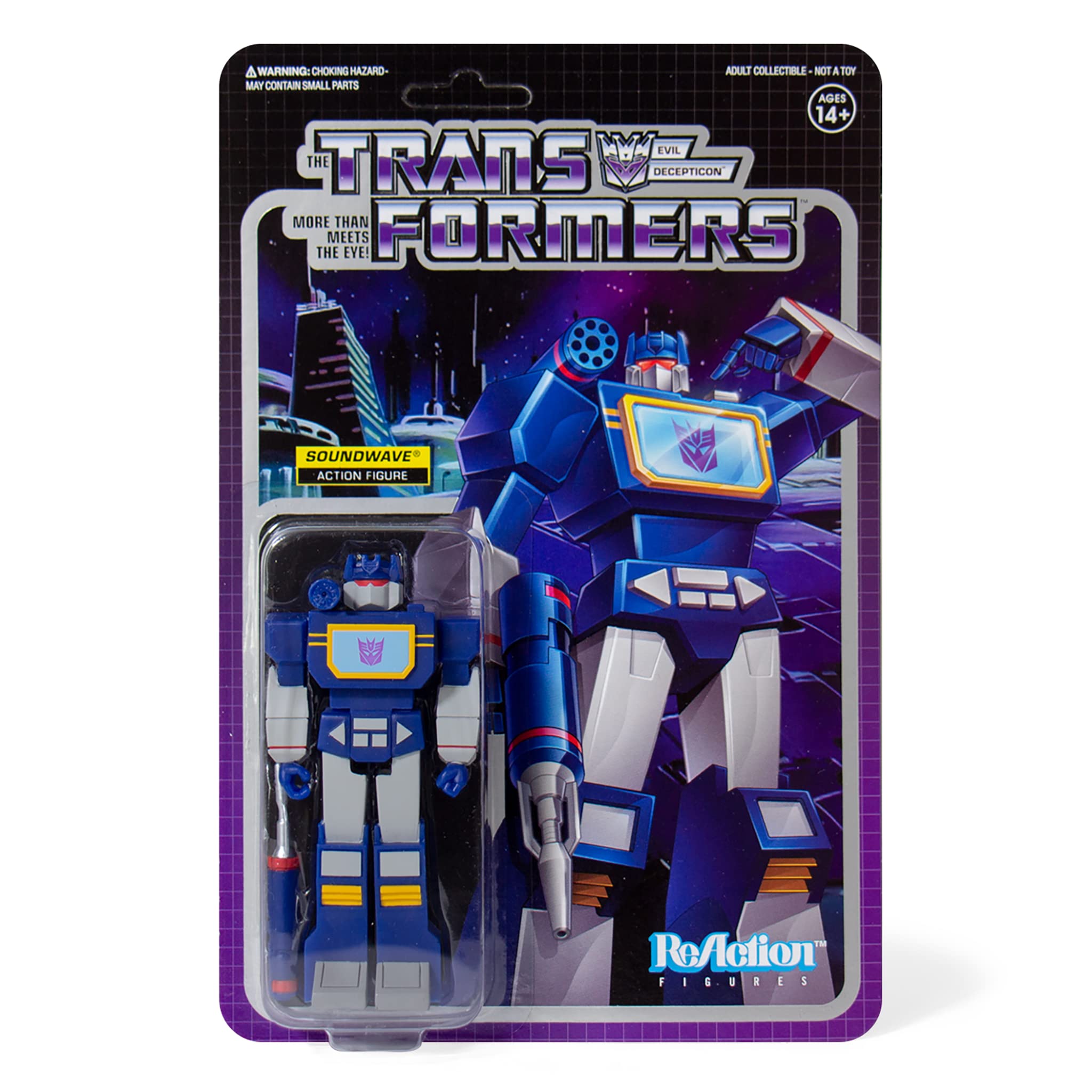 Super7 Transformers Dead Optimus ReAction retrò 9,5 cm