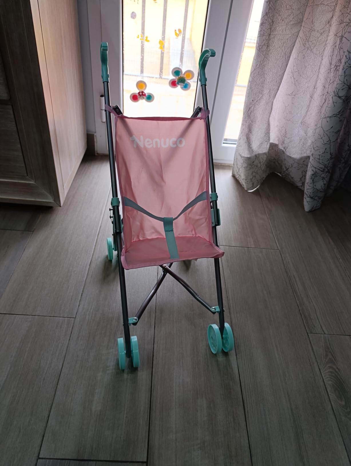 Nenuco Accessori passeggino giocattolo pieghevole rosa blu