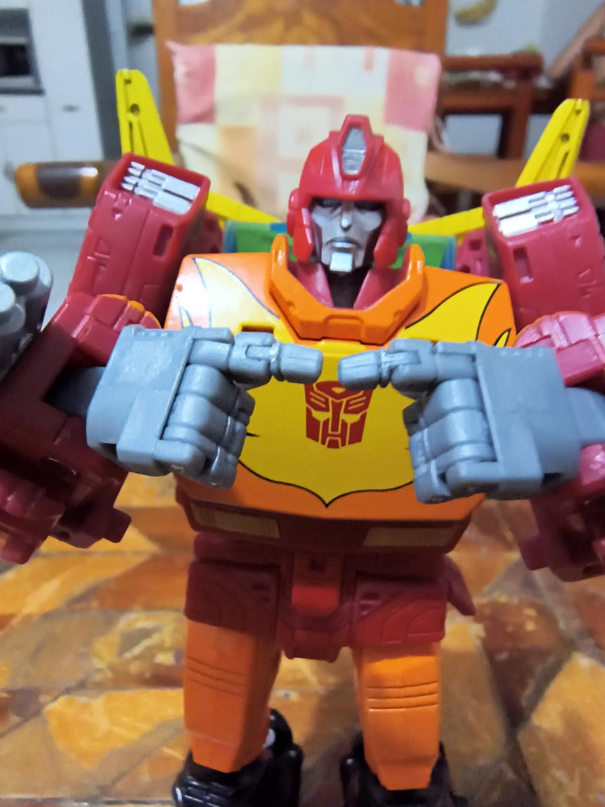 Transformers Kingdom Rodimus Prime action figure Commander 19 cm