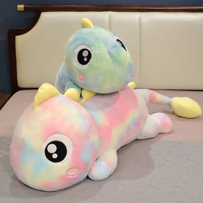 ToyalFriends Dinosaurs 80cm peluche dinosauro cuscino viola gigante