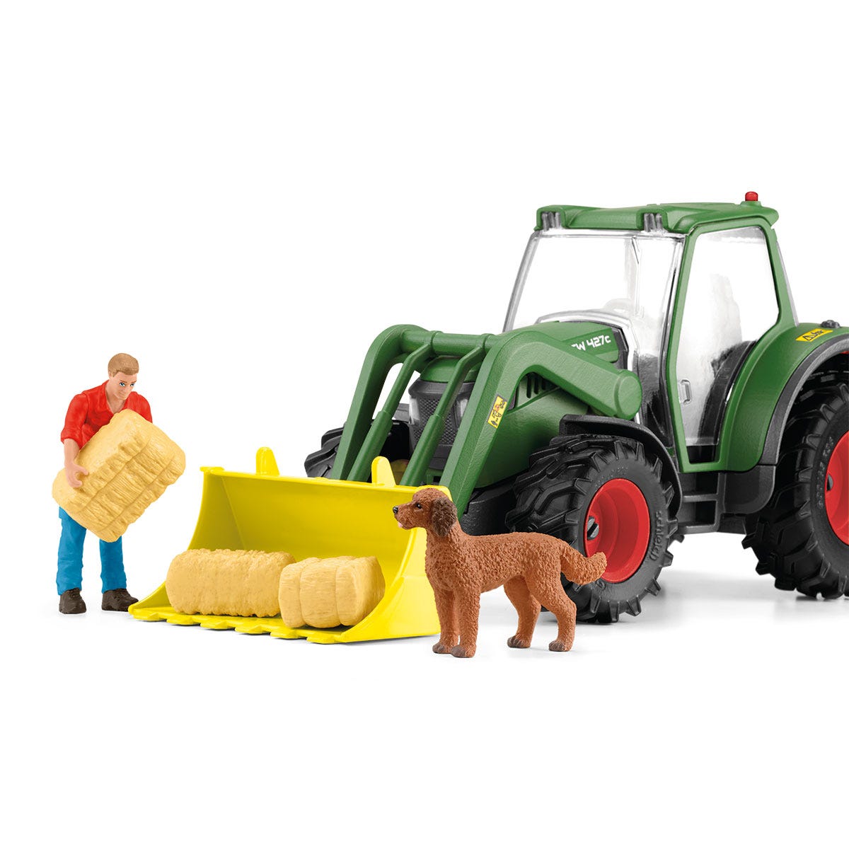 Schleich FARM WORLD 42608 Trattore con Rimorchio giocattolo