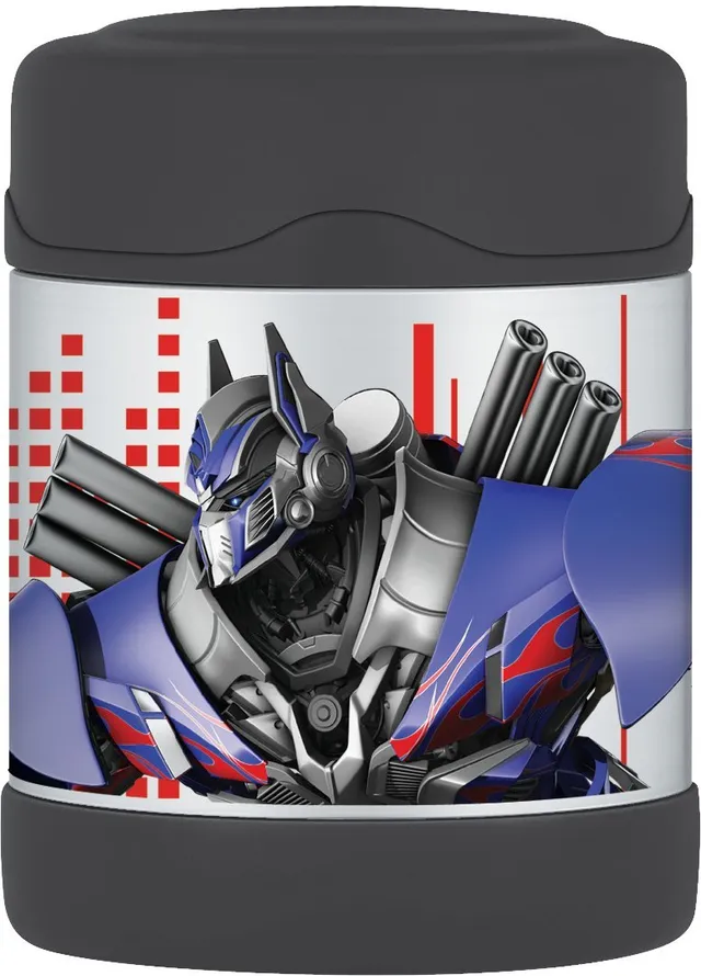 Thermos Funtainer Transformers barattolo termico 10 once nero