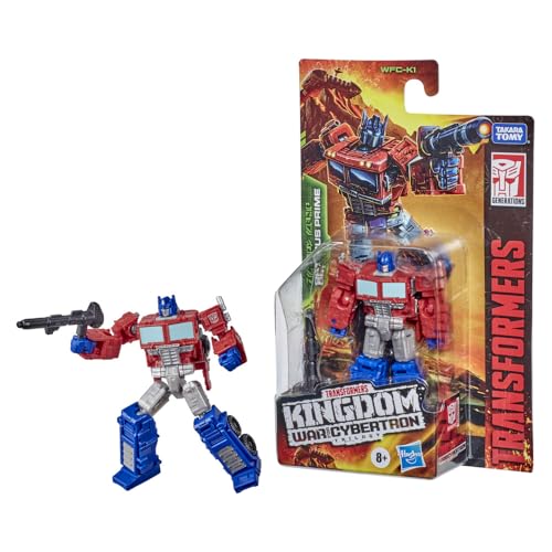 Transformers Kingdom WFC-K1 Optimus Prime action figure 8,5 cm camion