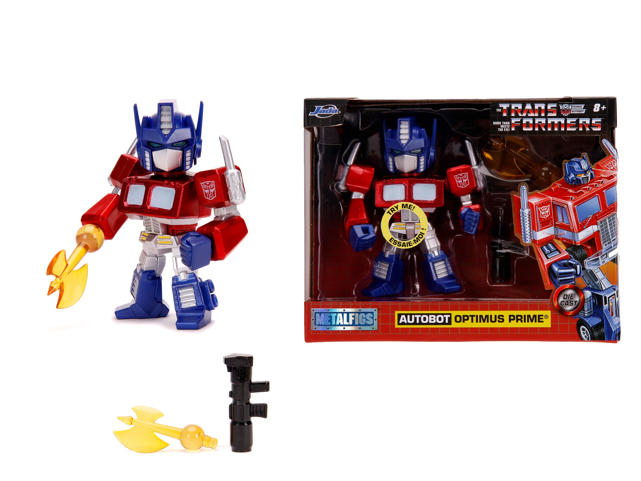 Transformers Die-Cast Optimus Prime figura 10 cm con luci