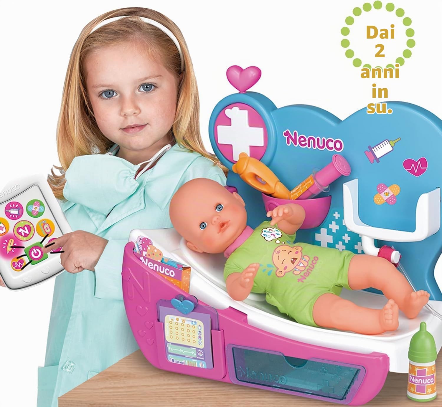 Nenuco Kits Clinica Dottore bambola con accessori 35 cm