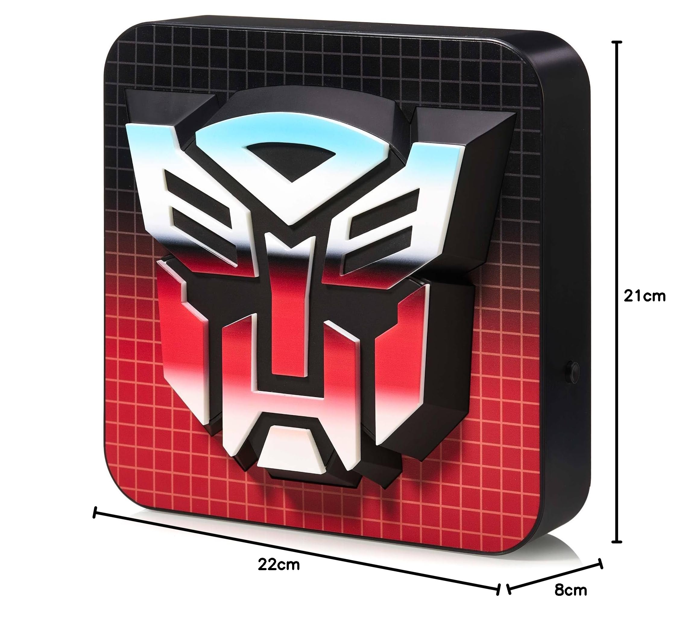 Numskull Transformers lampada scrivania logo 3D