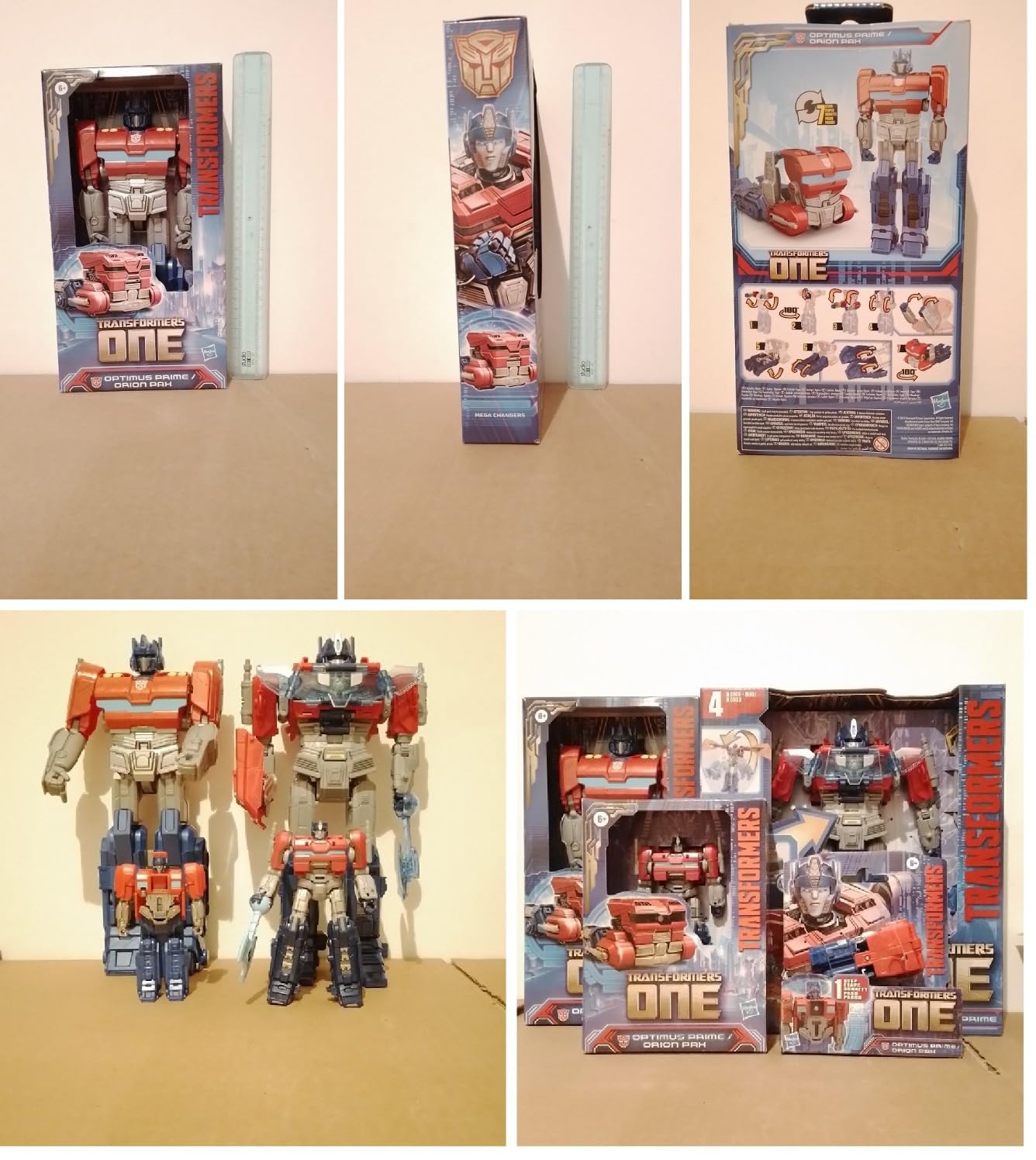 Transformers One Optimus Prime action figure 28 cm camion