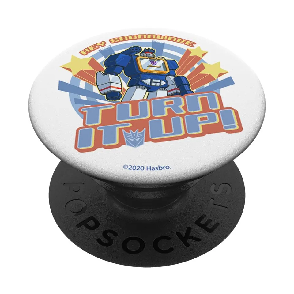 Transformers Hey Soundwave Turn It Up PopSockets PopGrip supporto