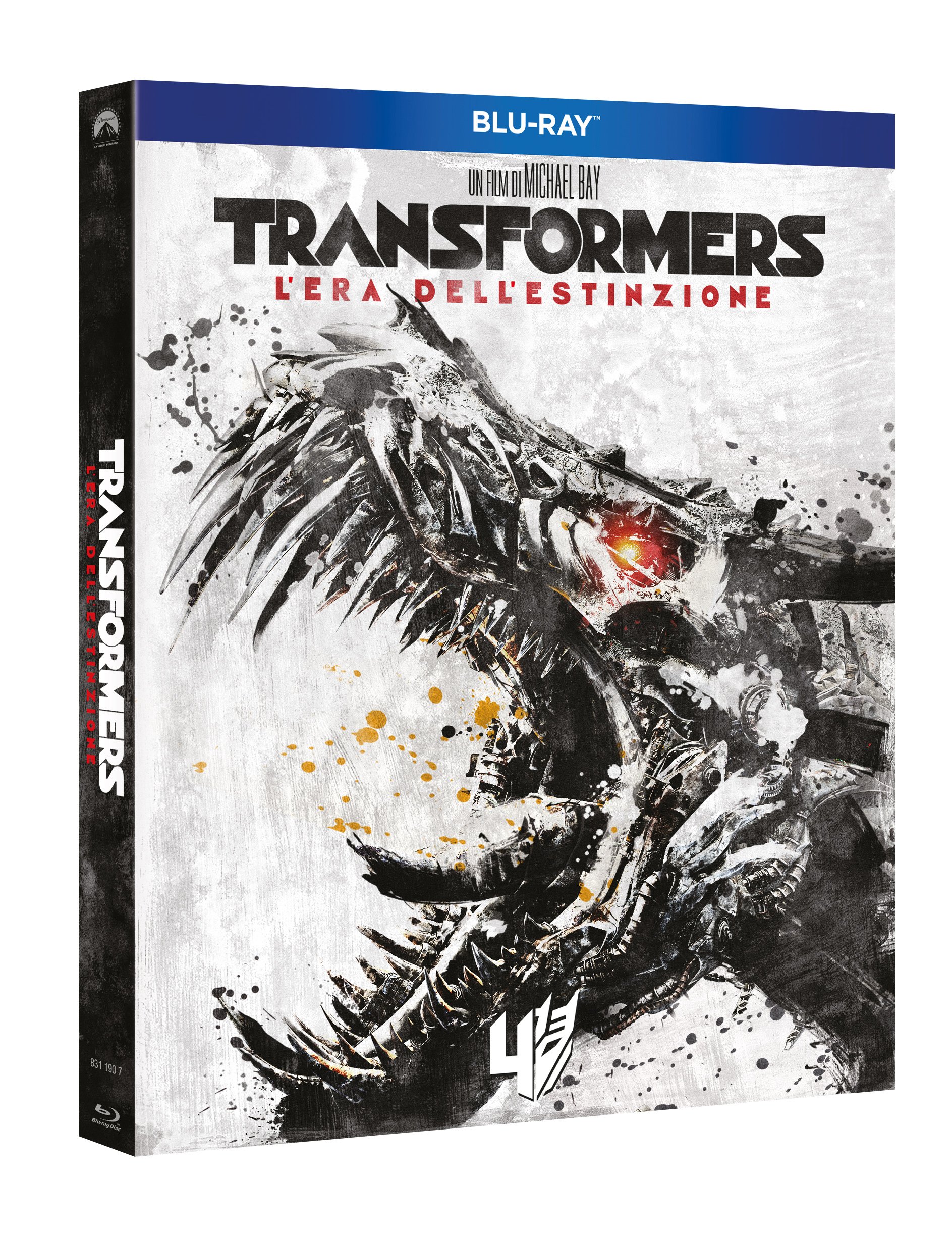 Transformers Movies L'Era dell'Estinzione Blu-ray disco singolo