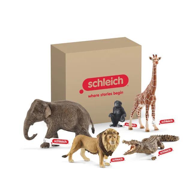 Schleich Wild Life Set animali safari 5 pezzi