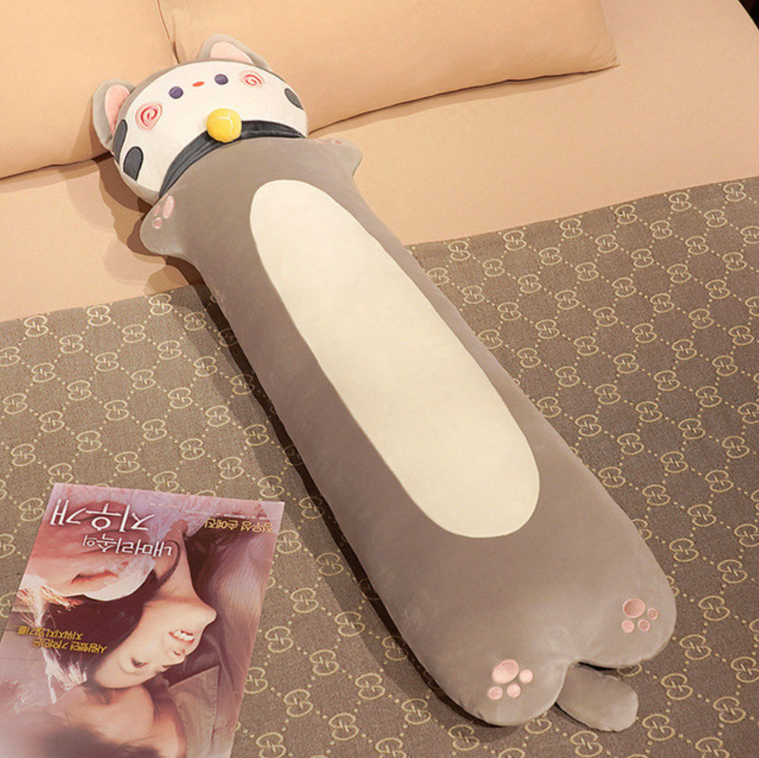 ToyalFriends Cats gattino lungo peluche 110cm grigio