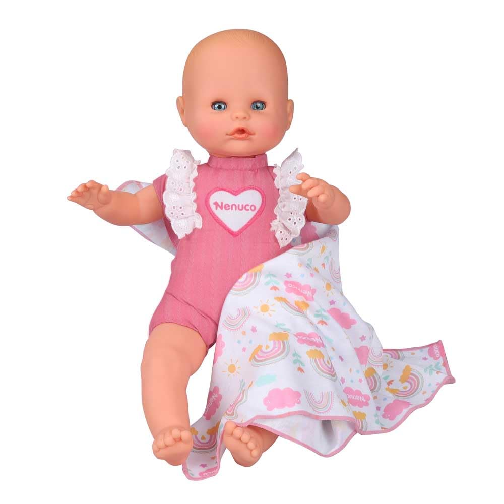 Nenuco Bebè con suoni bambola morbida con copertina