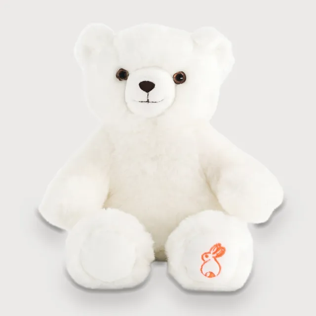La Pelucherie Bears Orso Emile peluche bianco 25cm