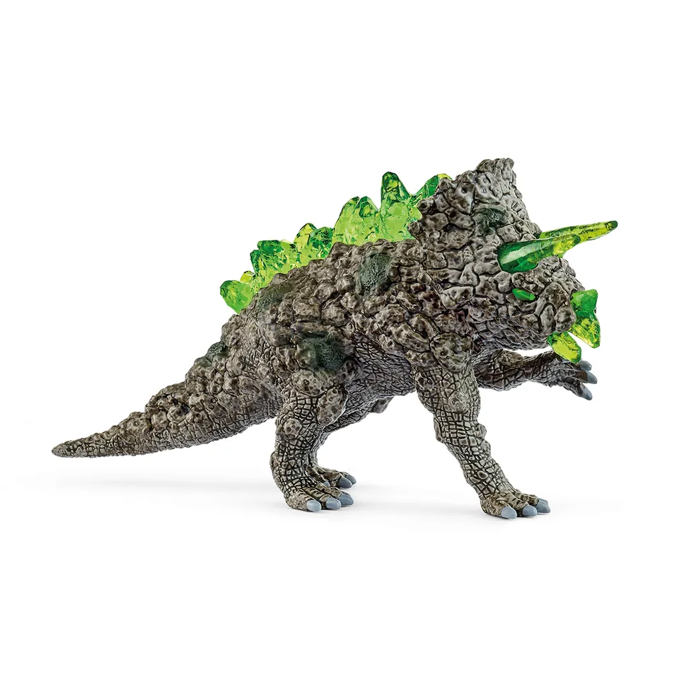 Schleich Eldrador Stone Triceratops action figure cristallo