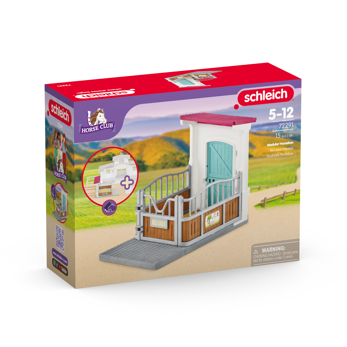 Schleich HORSE CLUB Scuderia Modulare 72291 box cavalli