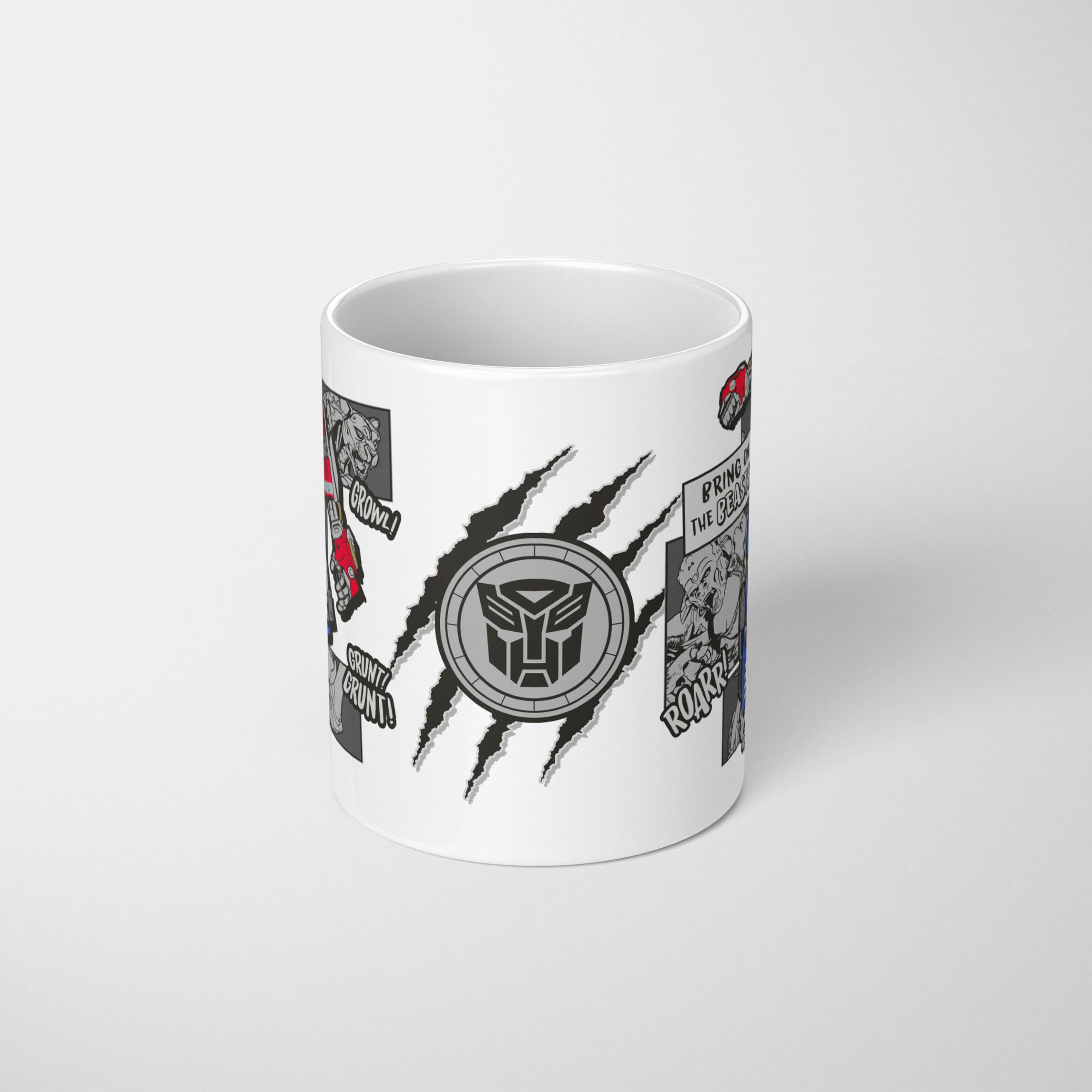 Transformers Bring on the Beasts tazza ceramica 325 ml bianca