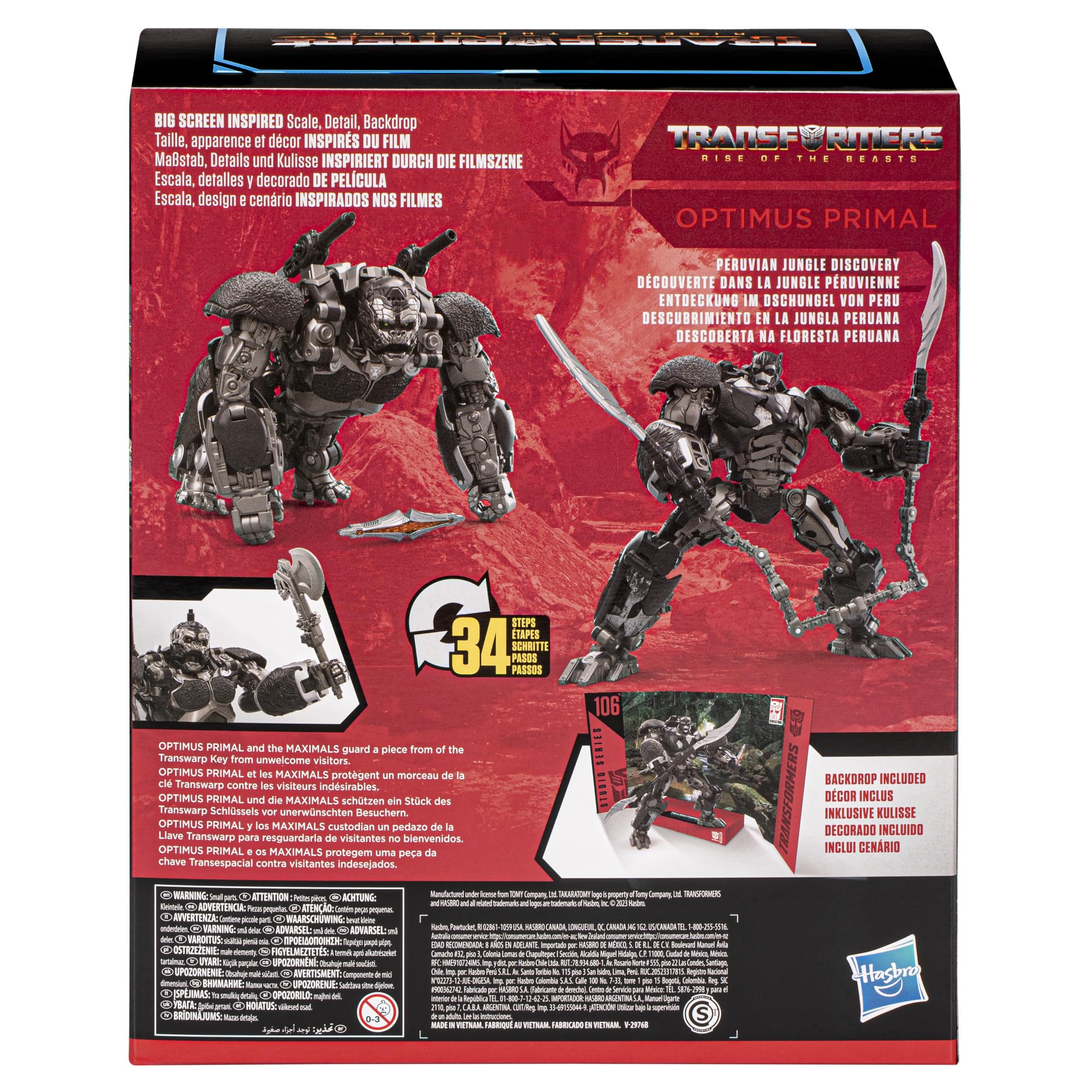 Transformers Studio Series 106 Optimus Primal Action Figure 21,5 cm