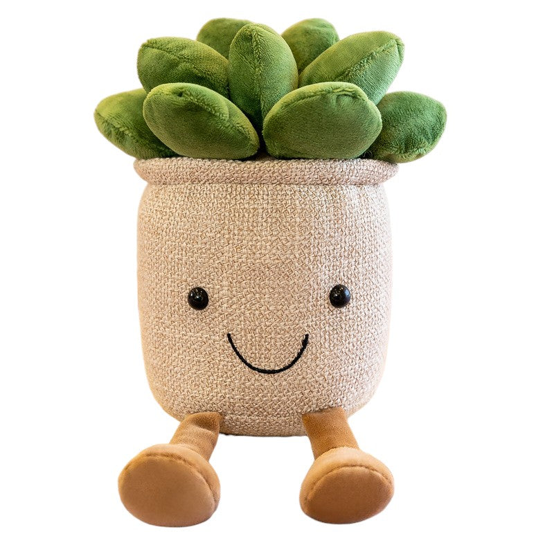 ToyalFriends Flower & Plant succulenta peluche 25cm blu