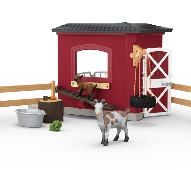 Schleich Farm World Stalla delle capre set fattoria 42726