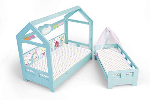 Nenuco Sorelline a Letto Cameretta 35 cm + 25 cm 2 Bambole
