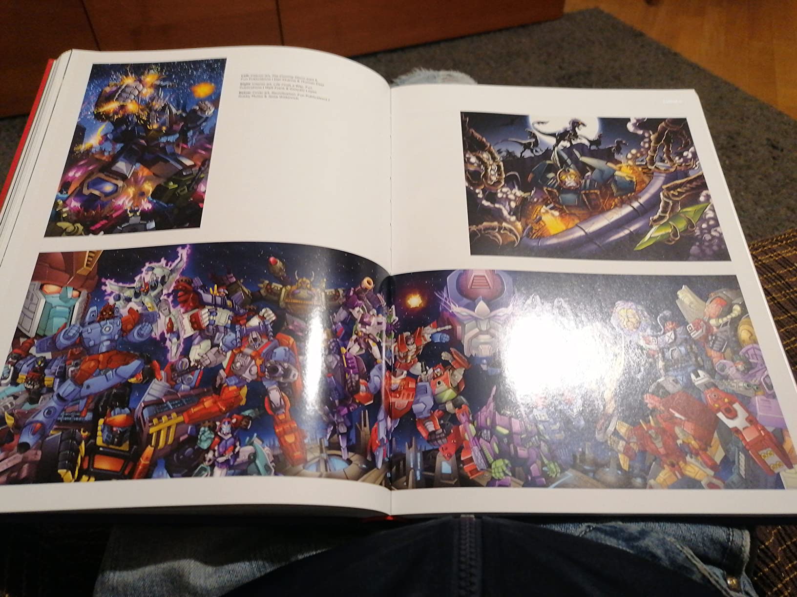 Transformers A Visual History libro illustrato storia cartonato