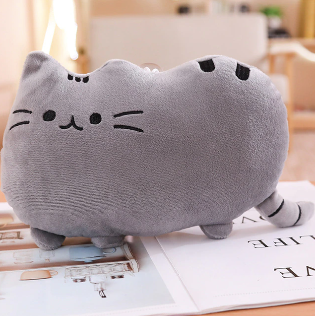 ToyalFriends Cats Kitten peluche gatto 40cm grigio cuscino