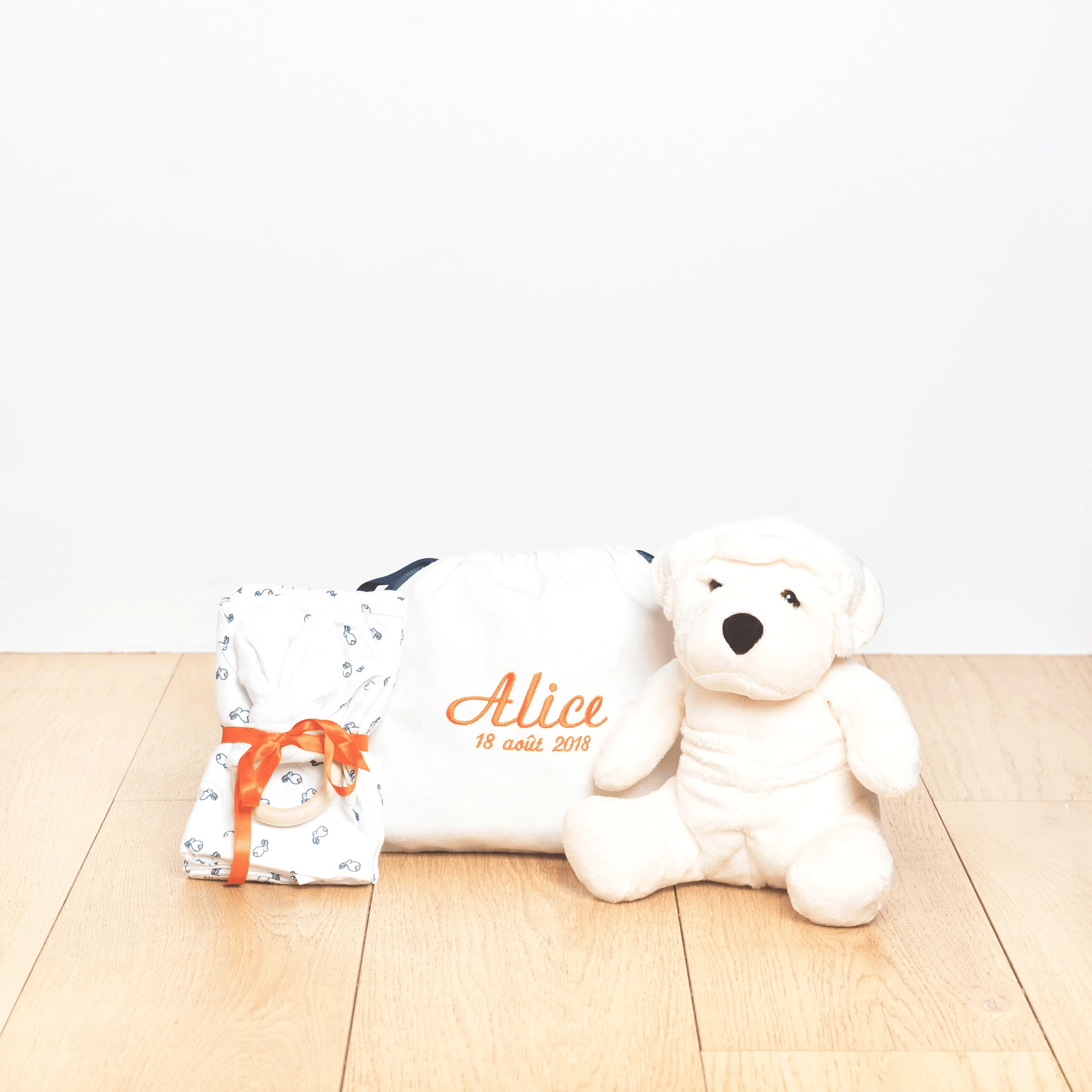 La Pelucherie Birth Kit nascita neonato 3 pezzi cotone