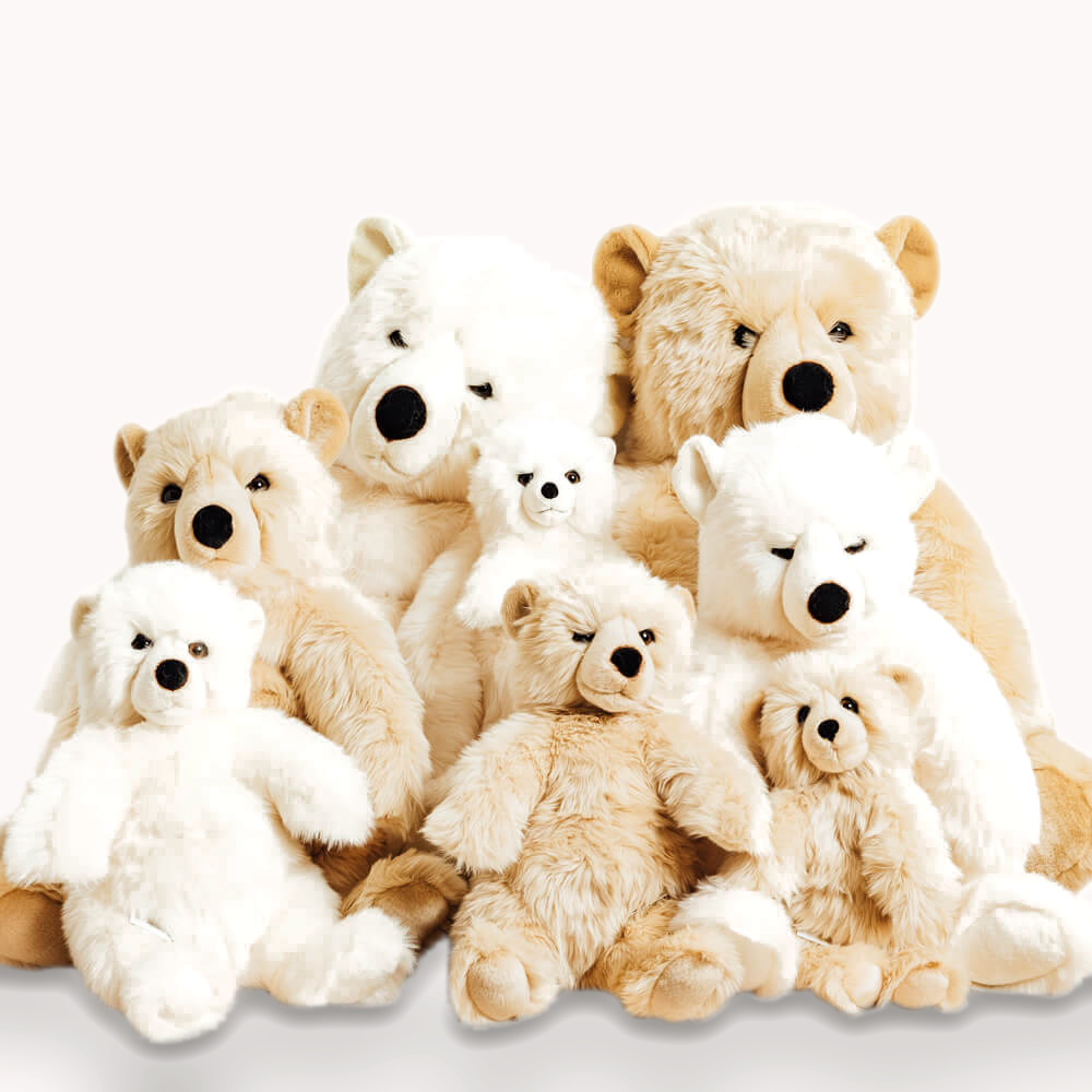 La Pelucherie Bears Orso Jules peluche 35cm crema morbido
