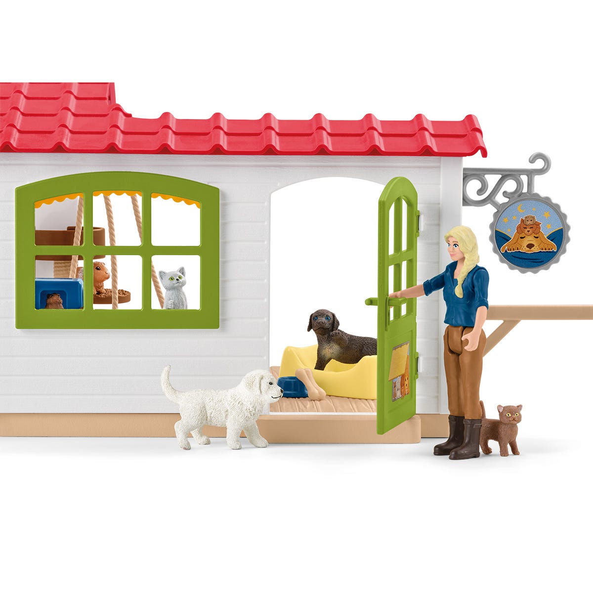 Schleich Farm World 42607 Albergo Animali Playset Cuccioli