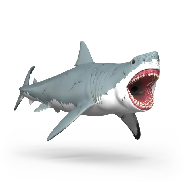 Schleich Wild Life Megalodonte squalo 15055