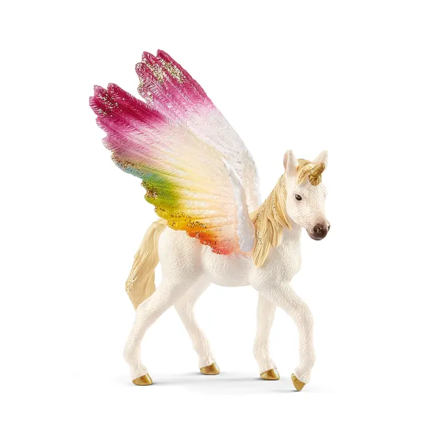 Schleich Bayala Puledro Unicorno Arcobaleno Alato figure