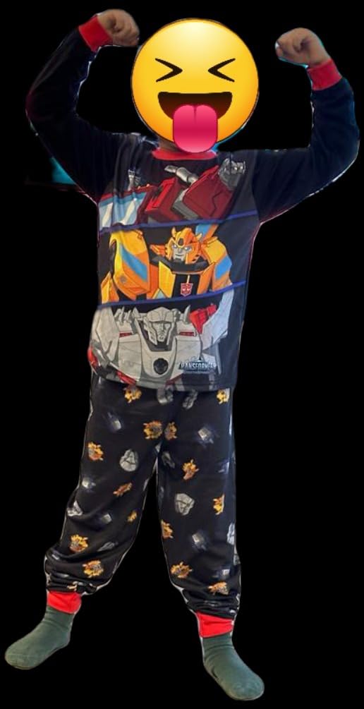 Transformers Optimus Prime pigiama bambino maniche lunghe 8-9 anni