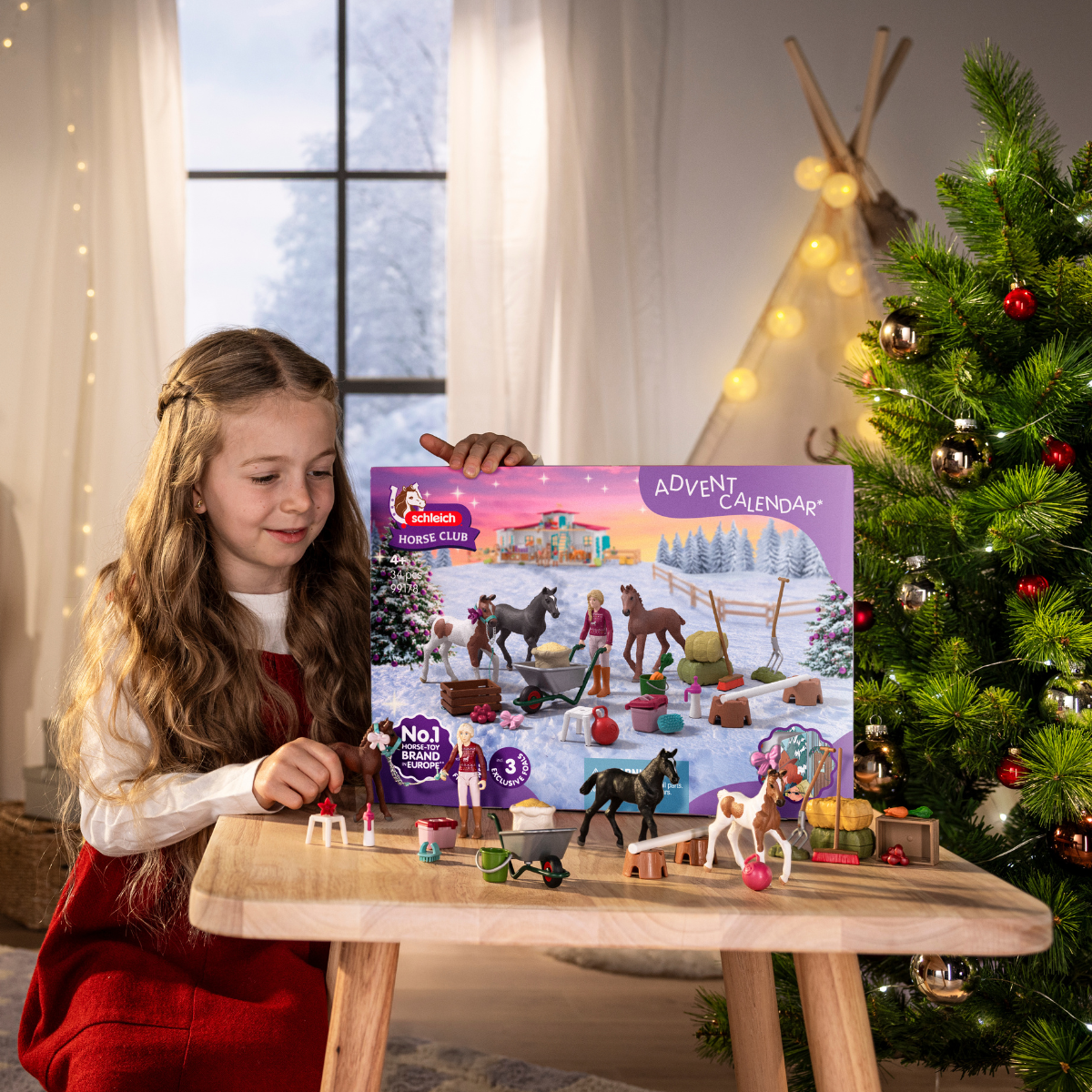 Schleich Horse Club 99178 calendario Avvento 2025 puledri